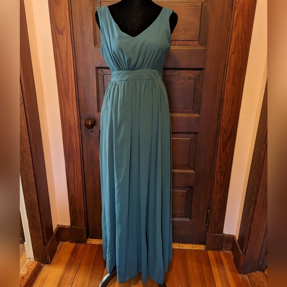Forest green dress